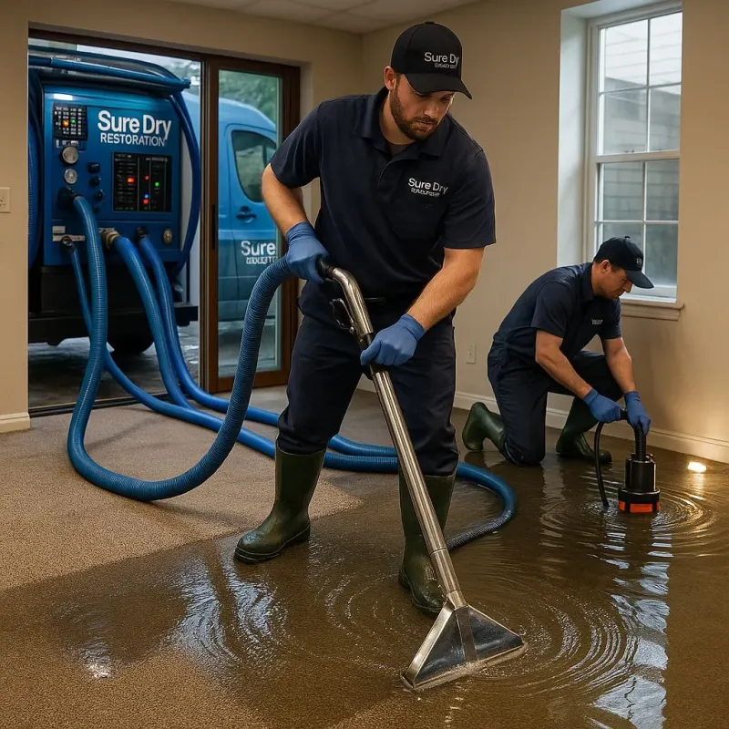 Water Extraction and Removal process in Coudersport, PA